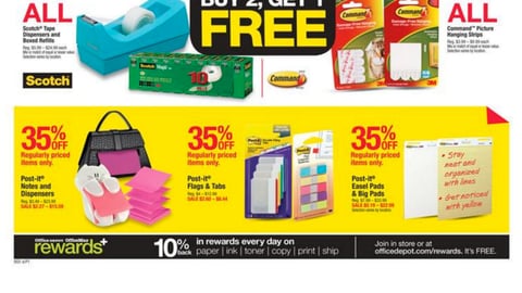 Office Depot Post-it Feature